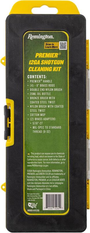 Premier 12 GA Cleaning Kit, Shotgun, Brass